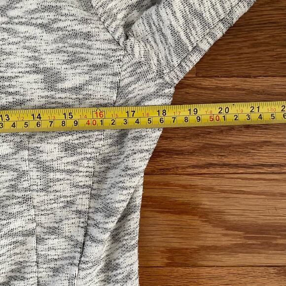 Cabi Neo Moto Jacket Womens Medium Heather Gray French Terry Zip Up Casual Biker - Picture 9 of 12